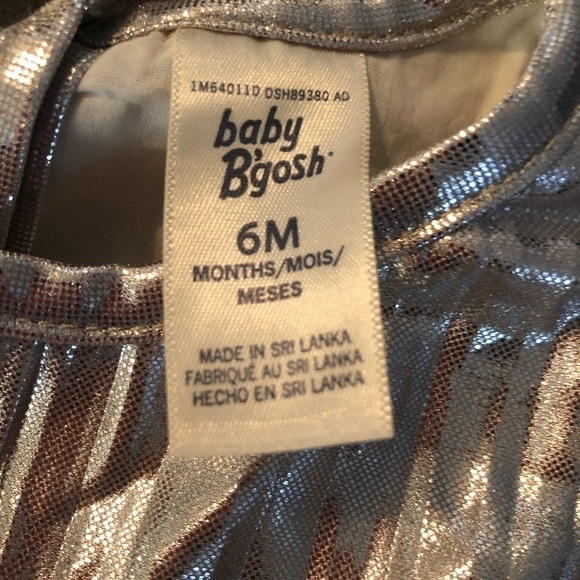 ⭐️Host Pick⭐️Baby Bgosh Silver Dress - Picture 2 of 5